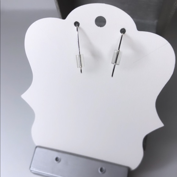 ♡ 2 for 20$ ♡ Sky Blue Gemstone Pendant Earrings - Picture 4 of 4